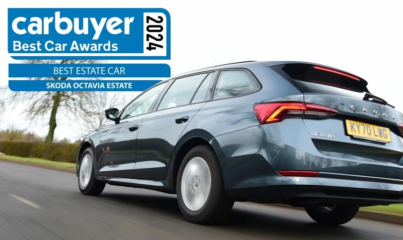 Škoda wins three titles at the Carbuyer Best Car Awards 2024