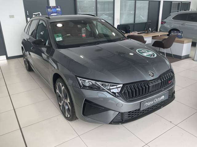 Skoda Octavia 2.0 TSI vRS DSG Euro 6 (s/s) 5dr Estate Petrol Graphite Grey