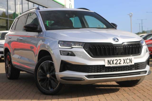 Skoda Karoq 1.5 TSI Sportline 5dr DSG Estate Petrol Brilliant Silver