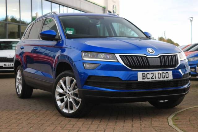 Skoda Karoq 1.0 TSI 110 SE L 5dr Estate Petrol Race Blue