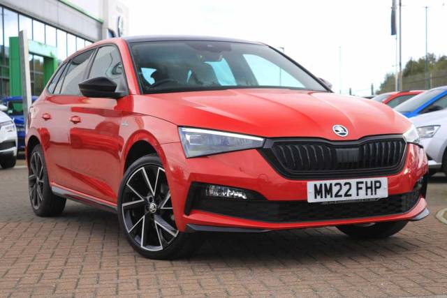 Skoda Scala 1.0 TSI 110 Monte Carlo 5dr Hatchback Petrol Velvet Red