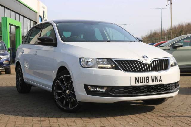Skoda Rapid Spaceback 1.0 TSI 110 SE Sport 5dr Hatchback Petrol Moon White Metallic