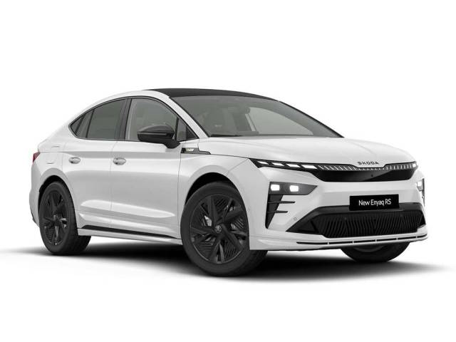 Skoda Enyaq 84kWh vRS Coupe Auto 4WD 5dr SUV Electric Moon White
