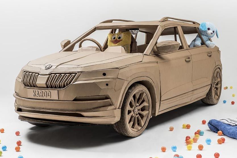 ŠKODA creates KID KAROQ, the world’s most child-friendly SUV… from cardboard