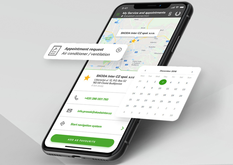 Skoda Connect Service Appointments