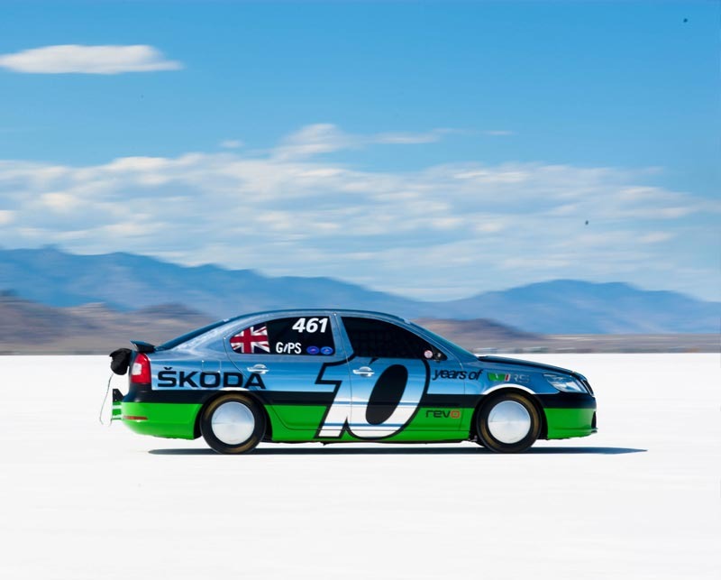 Škoda Celebrate Land Speed Record Anniversary