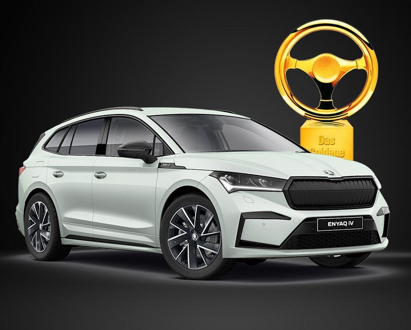 Škoda Enyaq iV wins Golden Steering Wheel 2021 for Best Electric SUV