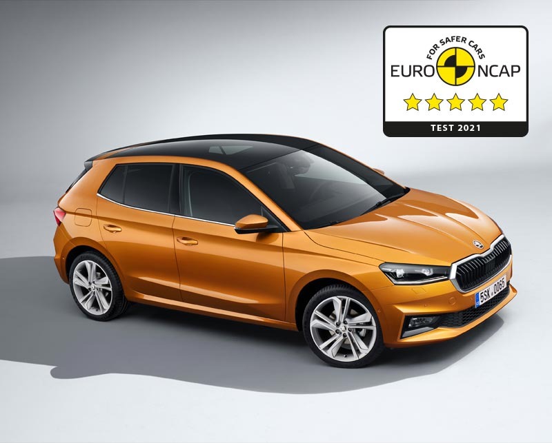 New ŠKODA FABIA scores five stars in Euro NCAP test