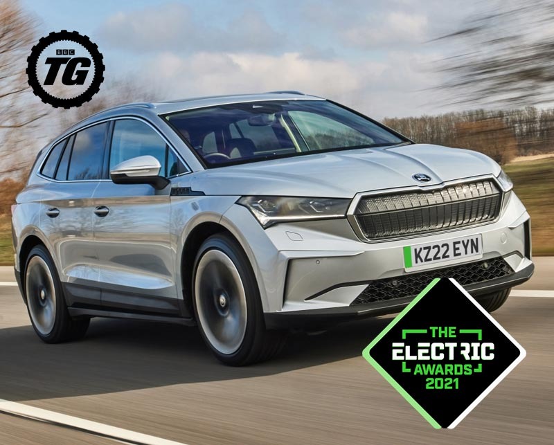 ŠKODA ENYAQ iV is Unbeatable at Top Gear Electric Car Awards