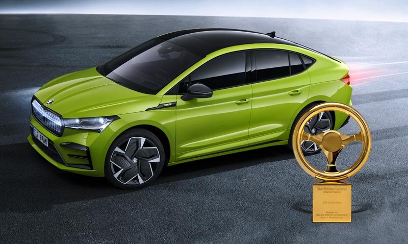 ENYAQ COUPÉ RS iV wins Golden Steering Wheel 2022