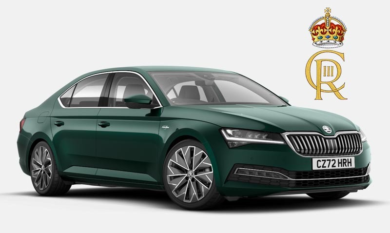 Škoda UK celebrates Coronation of King Charles III with new Royal Green colour