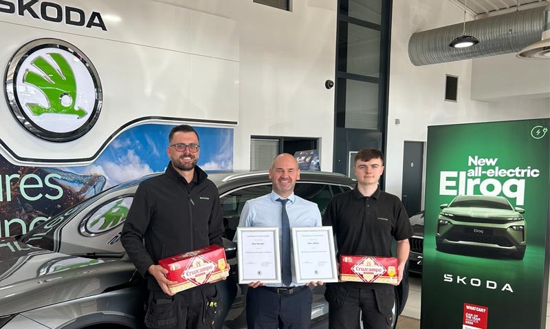 Alex and Tom Accredited Technicians