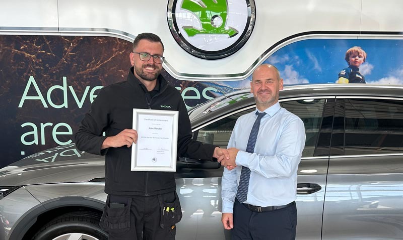 Alex and Tom Accredited Technicians