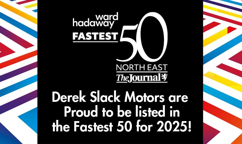 Derek Slack Motors Named Amongst North East’s Fastest Growing Companies