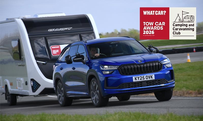 Kodiaq and Elroq 2026 WhatCar? Tow Car of the Year titles
