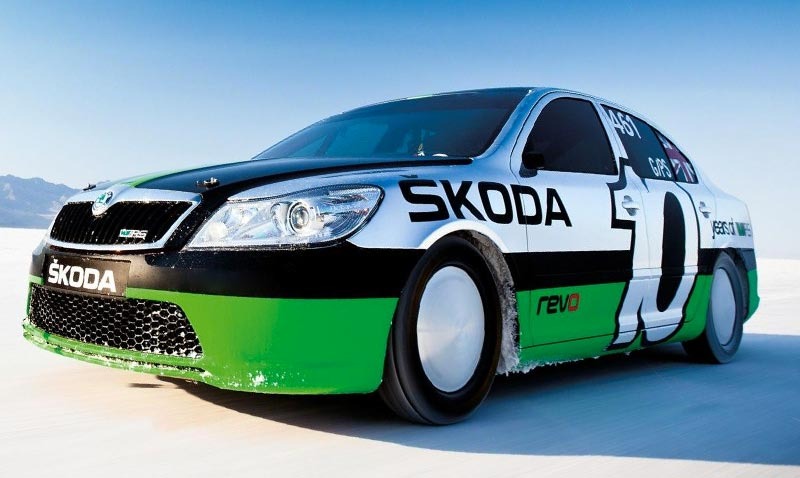 Record smashing: how an Octavia reached 227 mph