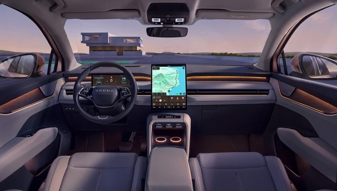 The New, All-Electric Skoda Peaq - interior 1