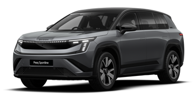 The New, All-Electric Skoda Peaq - Graphite Grey Metallic Black Magic Pearl