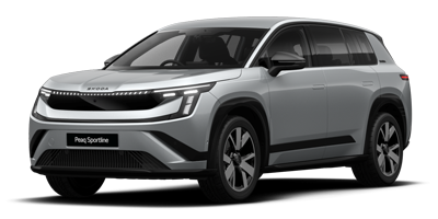 The New, All-Electric Skoda Peaq - Moon White Metallic