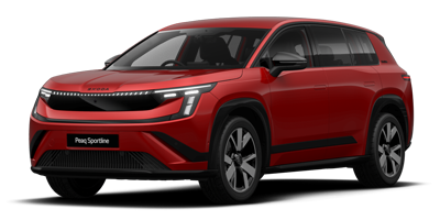 The New, All-Electric Skoda Peaq - Red Velvet Metallic