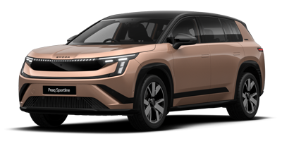 The New, All-Electric Skoda Peaq - Rosewood Metallic Black Magic Pearl Effect